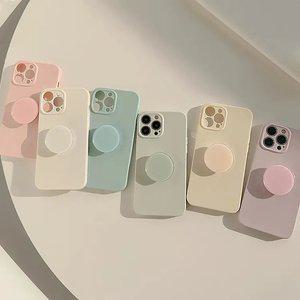 최신 귀여운 아이폰 케이스 파스텔 컬러 스마트톡 / 핸드폰케이스 17 16 15 14 에어 프