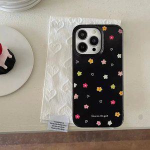 최신 귀여운 아이폰 케이스 미니 플라워 하트 패턴 / 핸드폰케이스 17 16 15 14 에어
