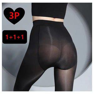 HK 고탄력 여성 학생 교복 직장인 슬림 팬티스타킹 80D 블랙 벌크 3매