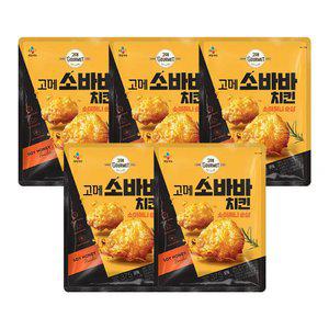 [CJ] 고메 소바바치킨 소이허니 순살 375g, 5개