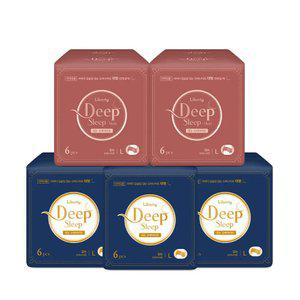 리버티 딥슬립/스킨딥슬립 입는오버나이트 중형/대형 6PX3+2팩
