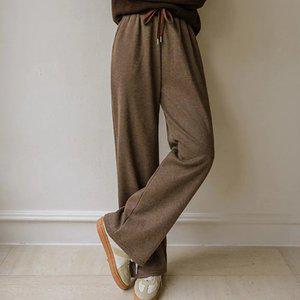 편한스판 헤링본 기모 밴딩슬랙스