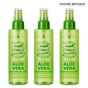 [즉할50%+다운10%] 수딩 앤 모이스처 알로에베라 수딩젤 미스트 155ml 3개