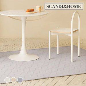 [S급리퍼] 먼지없는 스틱 루프 단모 러그 사계절 카페트 5size