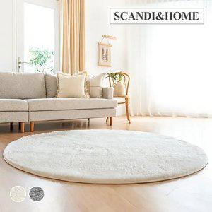 [S급리퍼] 클라우드 25mm 샤기 러그 장모 카페트 원형 3size