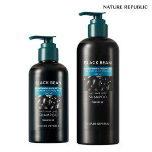 [즉할50%+다운10%] 총 870ml 블랙빈 탈모증상 개선 샴푸 300ml+ 520ml