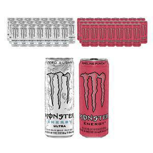 몬스터 에너지 울트라, 355ml, 24개 + 몬스터 에너지 파이프라인펀치, 355ml, 24개