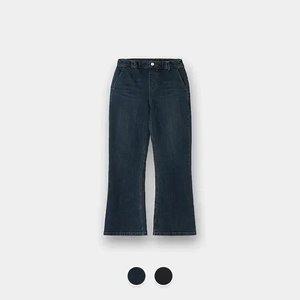 [지오다노주니어] 03415930 여아 코튼 스판 부츠컷 기모 데님