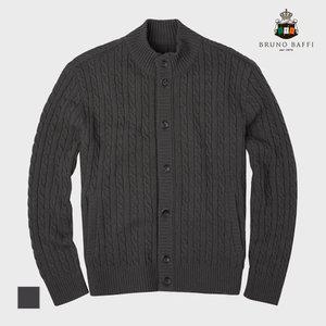 [BRUNO BAFFI] 케이블 방모 버튼 가디건_MNUBCYWA301