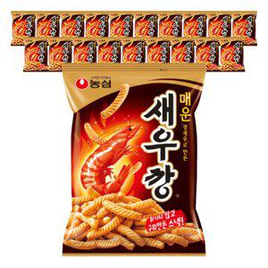 농심 매운새우깡, 90g,  20개