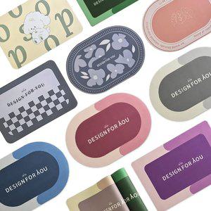 욕실 주방 1개+ 1개 빨아쓰는 규조토 발매트 라돈x 주방 미끄럼방지 현관 10종류_60x4