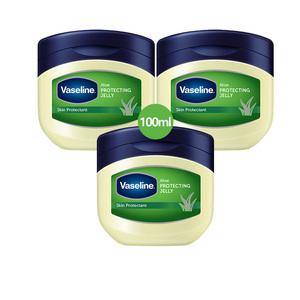 바세린 프로텍팅 젤리 알로에 100ml 3개입