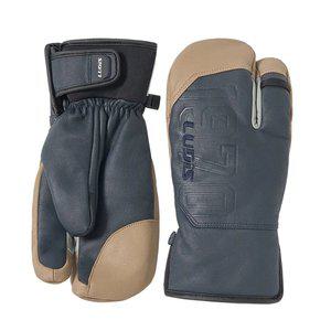 루디스 스노우프로 LUPDUG04 네이비 스키 보드 삼지 방한 가죽 장갑