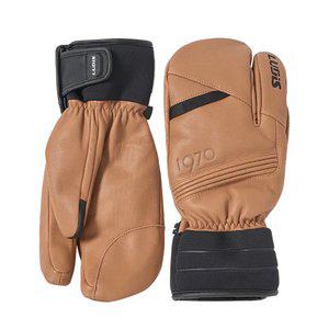 루디스 스노우프로 LUPDUG03 브라운 스키 보드 삼지 방한 가죽 장갑