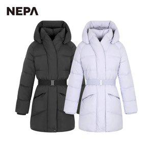 네파 여성 숄 미드 다운 자켓 7J82063