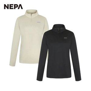 네파 여성 폴라텍 파워드라이 베이직 집업 티셔츠 7I65401