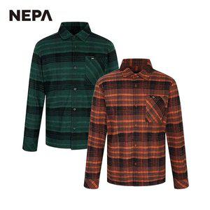 네파 남성 체크 패턴 셔츠 (루즈핏) 7J71563