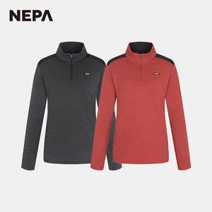 네파 여성 피오렌 FIOREN 기모 집업 티셔츠 7I85402