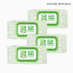 [최대 15,630원/장당 43원] 360매 (2+2) 수딩 앤 모이스처 알로에베라 클렌징 티슈