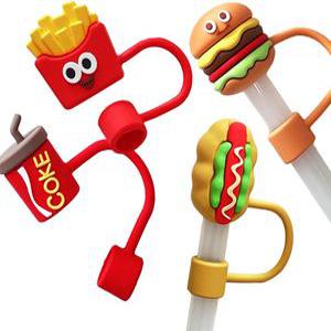 패스트푸드 스탠리 텀블러 빨대 마개 뚜껑 캡 커버 실리콘 스트로우 스벅 10mm