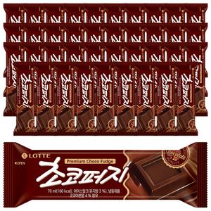 [슈팅냉동] 롯데웰푸드 초코퍼지, 70ml, 40개