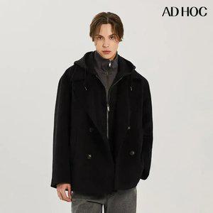 [애드호크] 남여공용 후드디테쳐블 피코트(HZAHC82)