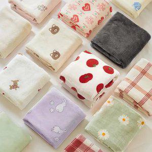 부들부들 도톰 밍크 극세사 무릎담요/차박/낮잠(소형/대형/특대형/케이프) 22종