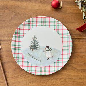 [모던하우스] L 산타커밍 뱀부파이버 원형접시 D20