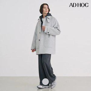 [애드호크] 남녀공용 세미오버 하프 발마칸 코트(HBAHCA2)