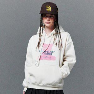 [기모] 테디 베어 포 키즈 그래픽 후드_아이보리