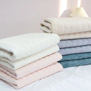 국내생산 스누즈 모찌모찌 극세사 겨울 침대패드 5color