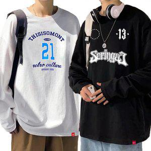 [30%할인가] 반팔티 남녀공용 오버핏 빅사이즈 반팔티셔츠/긴팔티/면티/라운드티/무지