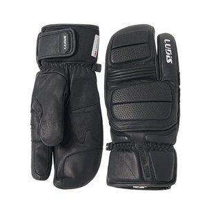 루디스 국가대표 LUPDMG01 블랙 알파인 스키 보드 레이싱 삼지 방한 가죽 장갑