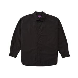 [STCO] 바이오 워싱 캐주얼 셔츠_블랙 (오버핏)-SDSTC18OSB