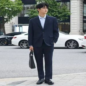 [STCO] 네이비 클래식핏 솔리드 수트셋업-SSJTD54CSN_SSLTD54CSN