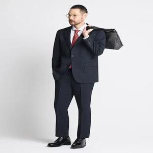 [STCO] 윈도페인 패턴 컴포트 수트 셋업_네이비 (컴포트핏)-SSJTC61NCN_SSLTC61CCN