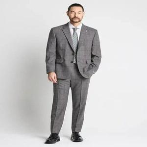 [STCO] 그레이 클래식핏 울 혼방 체크 수트 셋업-SSJTD52CCG_SSLTD52CCG