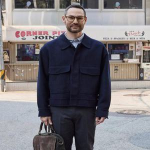 [STCO] 핸드메이드 숏코트_네이비 (세미오버핏)-SCTUD52OSN