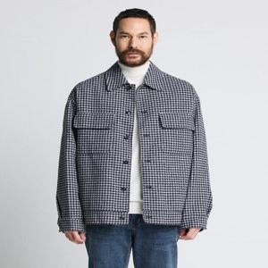 [STCO] 핸드메이드 울 블루종_하운드투스 (오버핏)-SCTTD11OCN