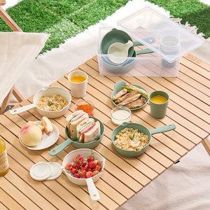 이지앤프리 무드온 여행 캠핑식기 트레이 5종 13P A 세트