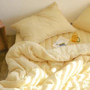 [세탁망세트] 국내생산 부드러운 소프트렌징 모달 사계절 차렵이불/베개세트