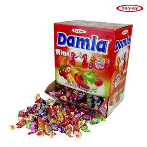[타야스] 담라 어소티드 소프트캔디 레드 2kg/대용량 사무실 학교 학원 간식 과자 사탕