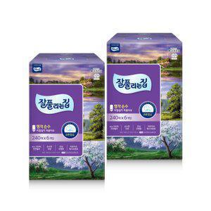 잘풀리는집 명작순수 미용티슈, 240매, 6입, 2개