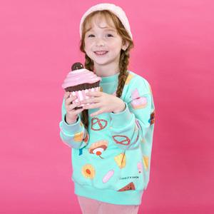 [아이러브제이] 디저트좋아 맨투맨 티 JWWTO59