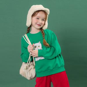 [아이러브제이] 캣리본 맨투맨 티 JWWTO29