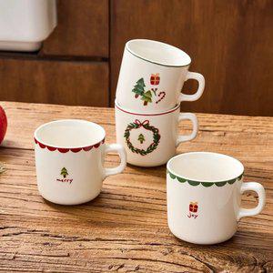 [모던하우스] ON L 겨울선물 보따리 머그4P세트 250ML