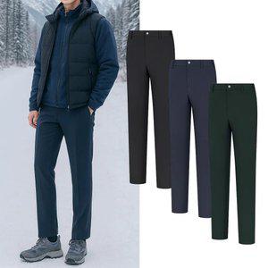 콜핑 2204PK873M 방한 보온 스판 히든밴딩 일자핏 본딩 남자 겨울 등산 기모바지
