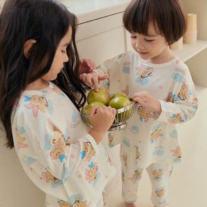 [키키스토리] 큐피트 코튼모달 루루핏 긴팔 실내복