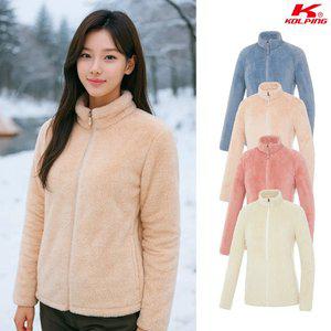 콜핑 2204JK643W 기본 소프트 여자 겨울 플리스 자켓