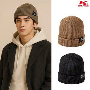 콜핑 2184CK703U 와치캡 남녀공용 겨울 등산 니트비니 모자